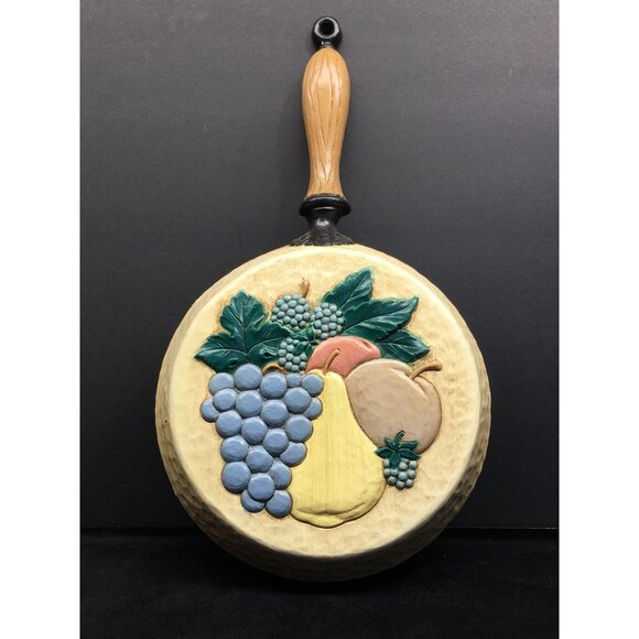 Vintage Home Interiors Kitchen Wall Decor Coffee Pot Kettle Skillet - Set of 3 - Picture 10 of 16